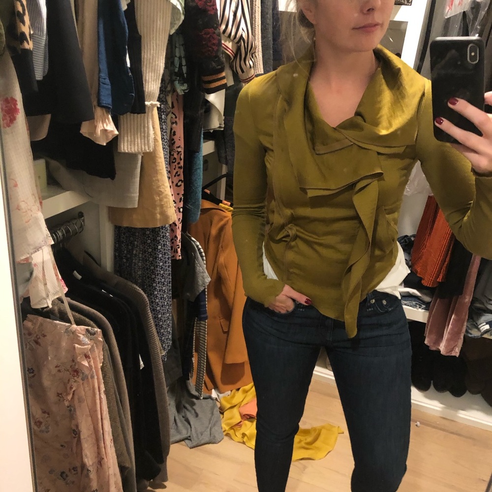 BCBG Zip Satin Jacket